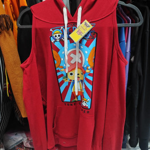 Sueter Chopper con abertura en los hombros, One piece, sueta, abrigo, sudadera, anime,