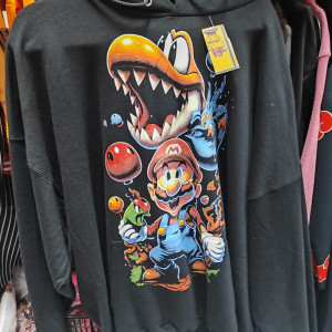 Sueter de Mario Bross, sueta, abrigo, sudadera, videojuegos