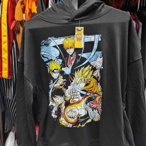 Sueter de animes, One piece, luffy, Bleach, Ichigo, Dragon Ball, Goku, Naruto, Fairy Tail, Natsu, sueta, abrigo