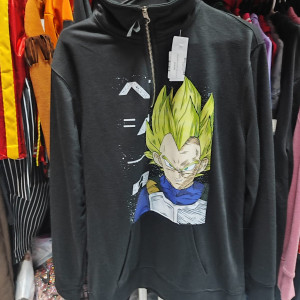 Sueter de Dragon Ball vegetta, cuello alto, sueta, abrigo, sudadera