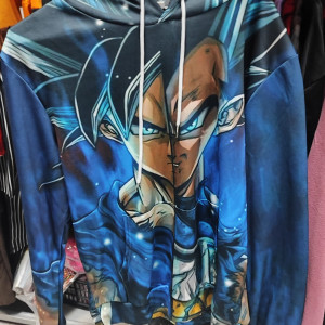 Sueter de Dragon Ball Vegeta y Goku, sueta, abrigo, sudadera