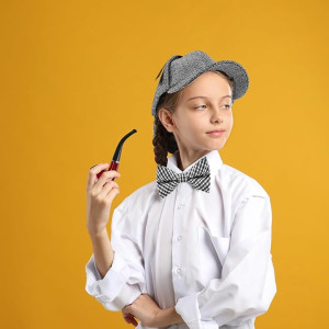 Sombrero unisex para adultos y niños, sombrero de boina, sombrero de detective,  investigador, sombrero de cosplay, sombrero de deerstalker