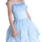 Vestido de tutú de princesa cisne con flecos de plumas para niñas, hada, cuentos, fantasía, disfraz