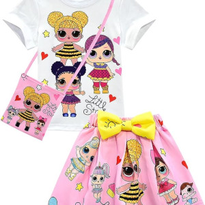 Ropa de cumpleaños para niñas, casual, LOL surprise