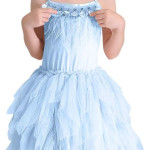 Vestido de tutú de princesa cisne con flecos de plumas para niñas, hada, cuentos, fantasía, disfraz
