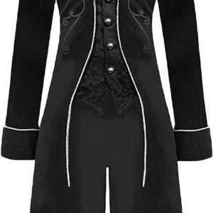 Chaqueta Steampunk Saco Hombre Disfraz, vampiro, victoriano, Gótico