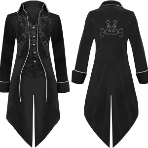 Chaqueta Steampunk Saco Hombre Disfraz, vampiro, victoriano, Gótico