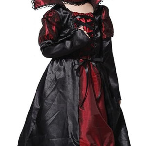 Vestido Vampiro Telaraña Disfraz Niña