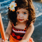 Disfraz de princesa para niñas, disfraz de cumpleaños elegante,Moana