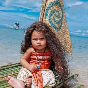 Disfraz de princesa para niñas, disfraz de cumpleaños elegante,Moana