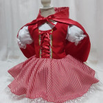 Traje de caperucita roja, bebes, niños, halloween, disfraz