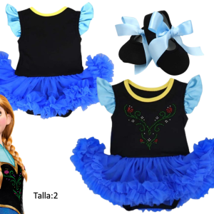 Disfraz Bebe de princesa Ana Frozen