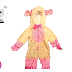 Disfraz oveja niños, bebés, animalitos, granja