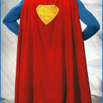 Capa SuperMan estilo 80´s, superheroe, comic, disfraz, DC, Cosplay