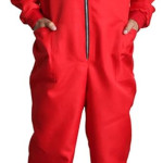 Overol rojo unisex, halloween, disfraz, La casa de papel, el juego del calamar, squid game