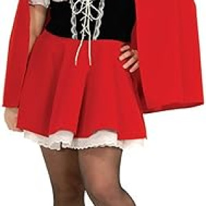 Disfraz de Caperucita roja, Halloween, adulto, cuento, talla grande