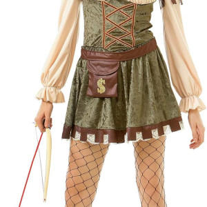 Lady Robin Hood Disfraz de Halloween para mujer, cuento