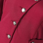 Disfraz , Gabardina gótica, medieval de esmoquin con dobladillo para mujer.  Chaqueta Steampunk, victoriana, halloween