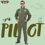 Disfraz piloto de Avion hombre, halloween