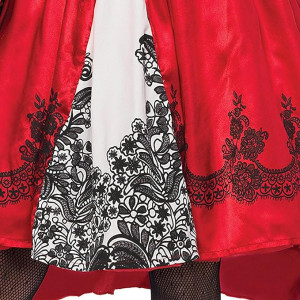 Disfraz de Caperucita Roja gótica para mujer, cuentos, halloween (m/l _ XL)