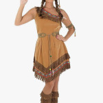 Disfraz Pocahontas,  indigena nativo americano para mujer, disfraz de doncella india, culturas